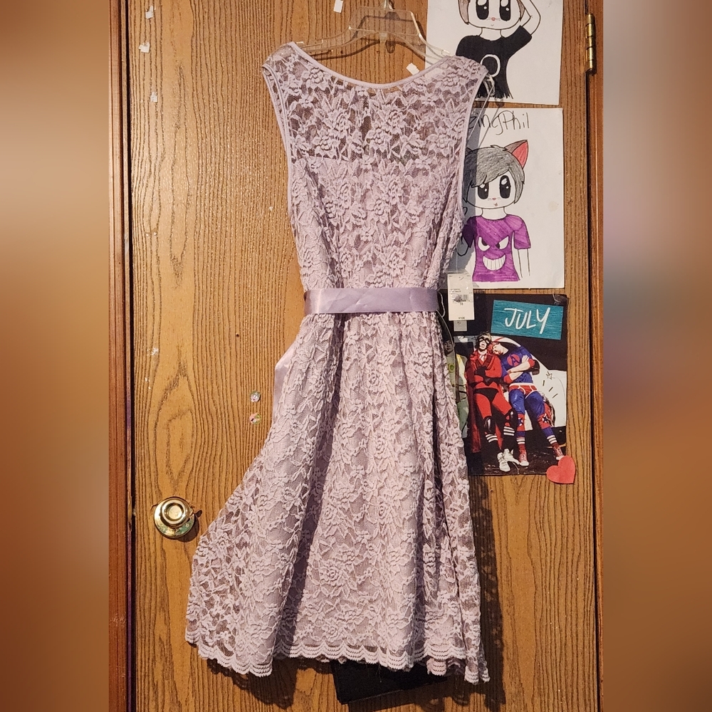 Simply Liliana Lavender Lace Dress